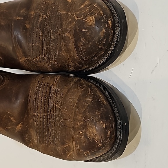 Ariat Sedona Brown Leather Cowboy Western Boots Men’s 10.5 D - Picture 4 of 16
